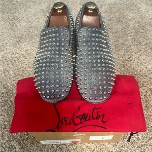 Christian Louboutin RollerBoy Spikes Flat Loafers
